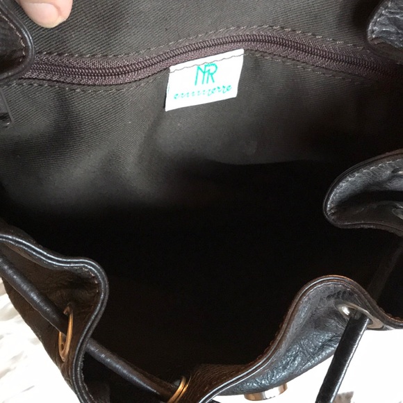 Quality Leather Backpack (Brown) - Picture 6 of 7
